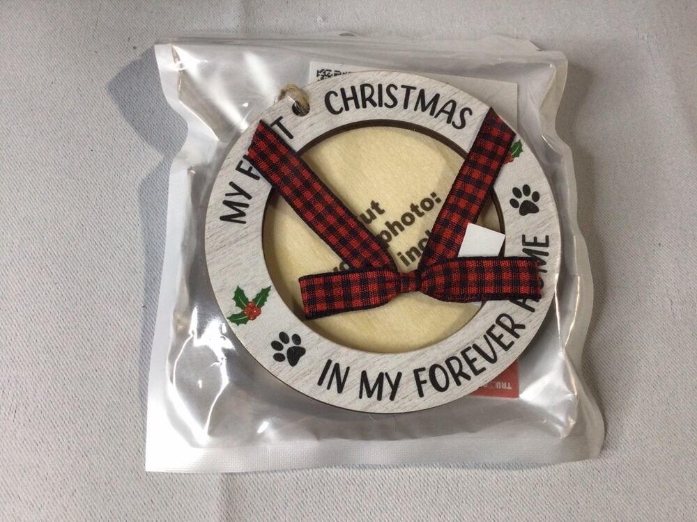 Pet Photo Christmas Ornament Wooden Dog Cat New